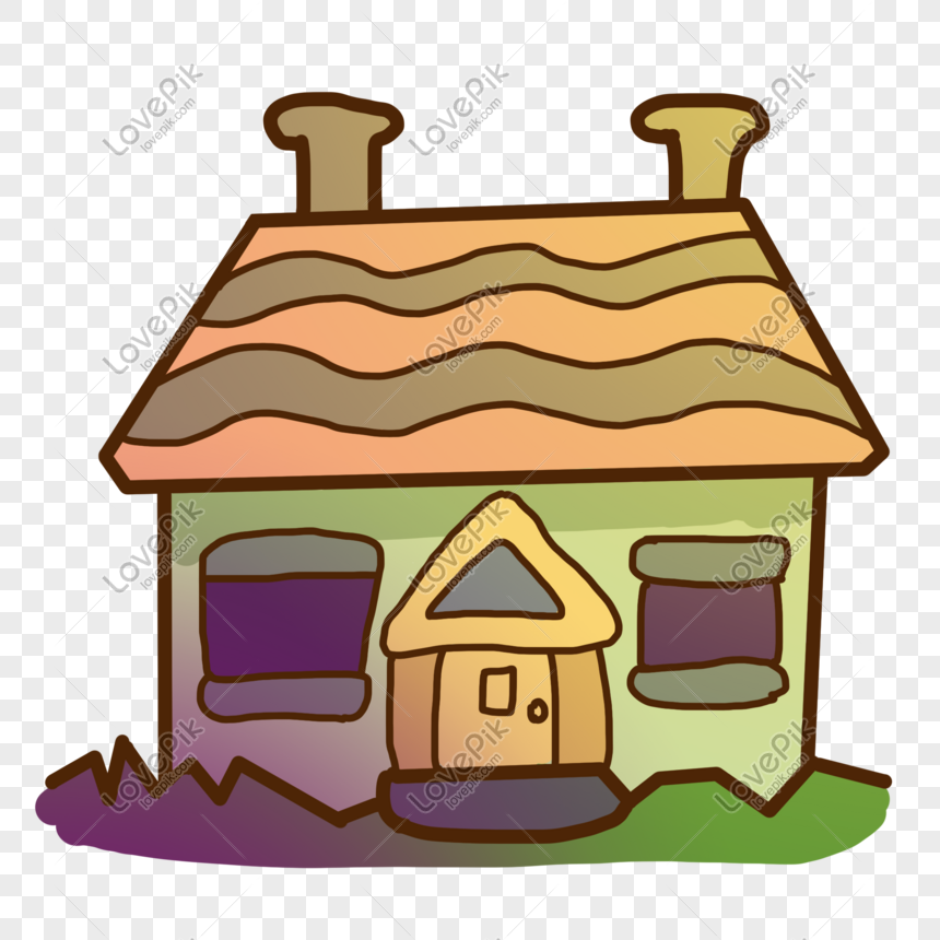 Hand Drawn Cartoon Cute Double Chimney Small House PNG Image And Clipart  Image For Free Download - Lovepik | 611746398
