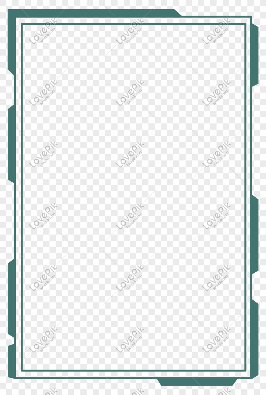 Geometric Pattern Green Border, Geometric Pattern Green Border, Simple ...