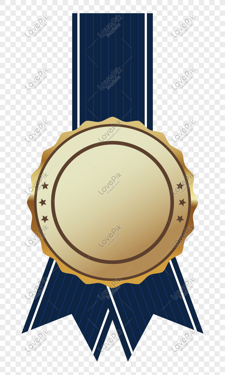 Download Certificate With Vector Blank Blue Striped Ribbon Medal Medal Fr Png Image Psd File Free Download Lovepik 611771994