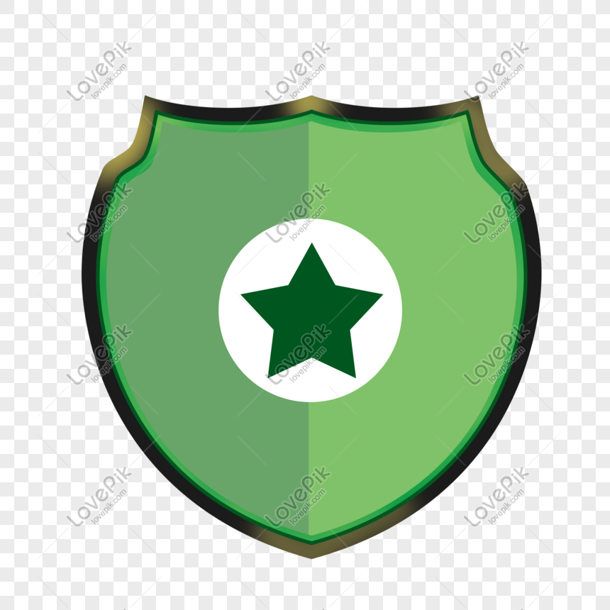 Cartoon Green Three Dimensional Shield Png Image Picture Free Download Lovepik Com