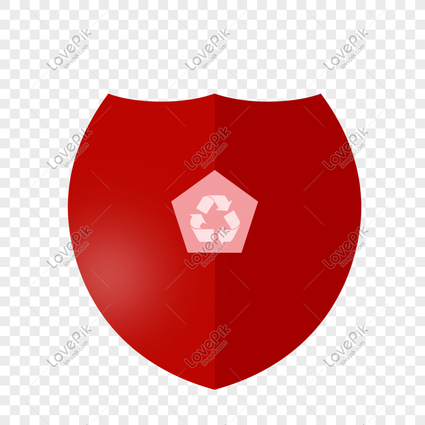 Cartoon Red Three Dimensional Shield Png Image Picture Free Download Lovepik Com