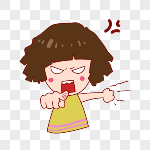 Angry Girl PNG Images With Transparent Background | Free Download On Lovepik