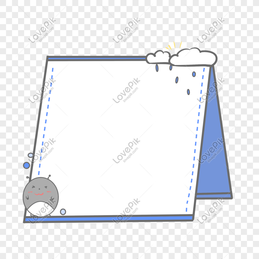 Hand Drawn Rain Frame Illustration Png Image Picture Free Download Lovepik Com