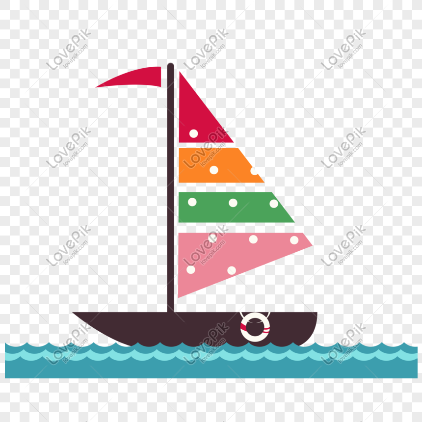 Colorful Cute Cartoon Sailing Boat PNG Transparent Background And Clipart  Image For Free Download - Lovepik | 611771880