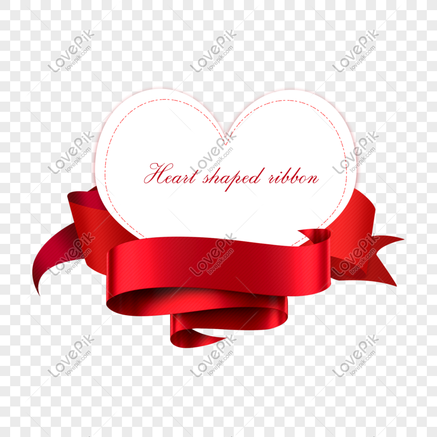 Heart Valentines Day Ribbon Free Download Image  Valentines, Valentines  illustration, Ribbon png
