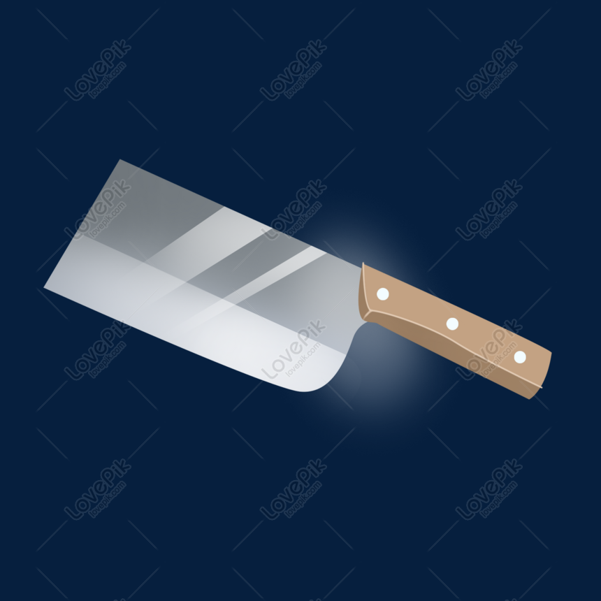 Cartoon Household Kitchen Knife Psd Transparent Bottom PNG Transparent  Image And Clipart Image For Free Download - Lovepik | 611760617