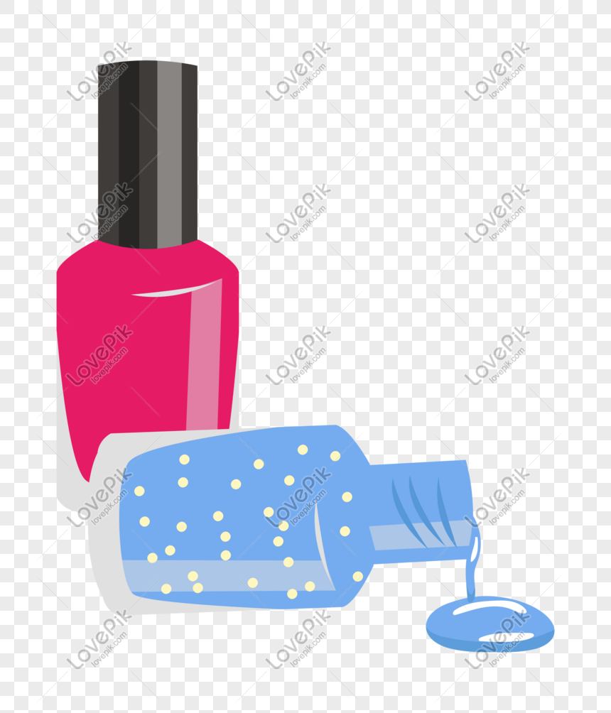 Illustration Of Bottle With Nail Polish Stock Illustration - Download Image  Now - Advertisement, Backgrounds, Beauty - iStock