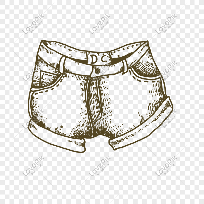 Ilustración De Dibujo De Líneas De Pantalones Bonitos PNG Imágenes Gratis -  Lovepik
