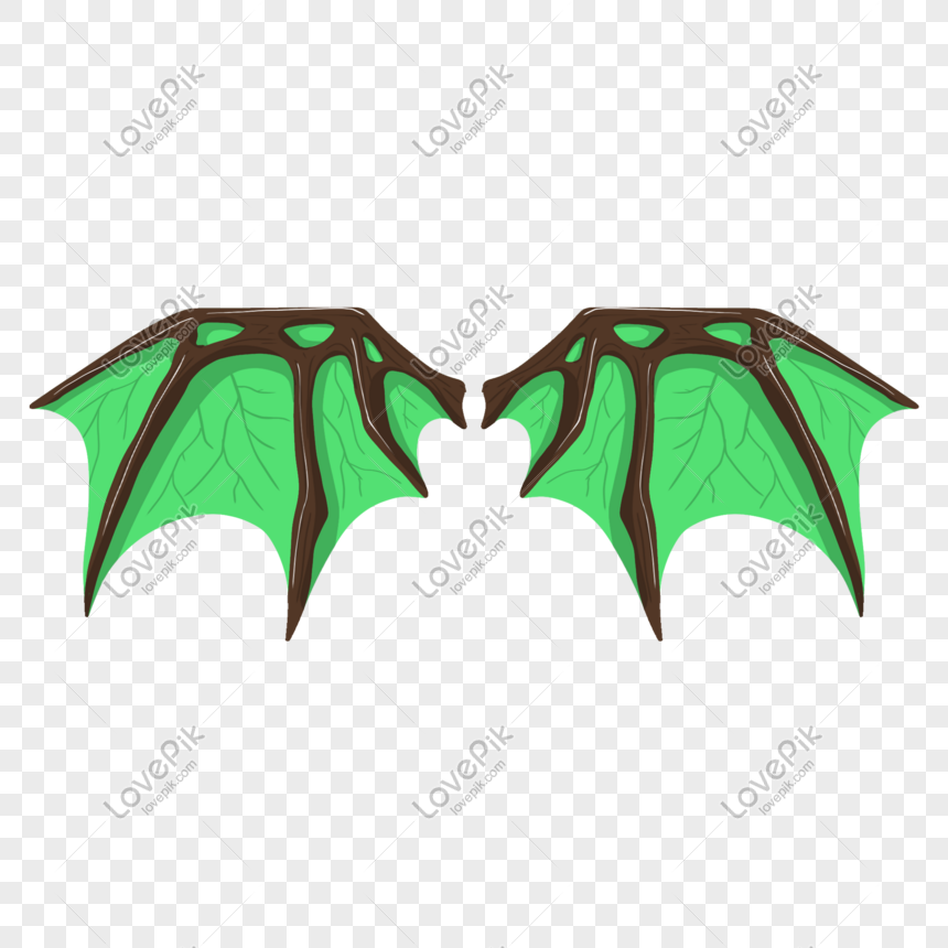 Green Devil Wing Illustration PNG Picture And Clipart Image For Free  Download - Lovepik | 611748075