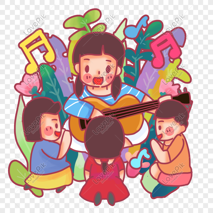 Guru Dan Pelajar Menyanyi Bersama Sama Gambar Unduh Gratis Imej 611751527 Format Psd My Lovepik Com