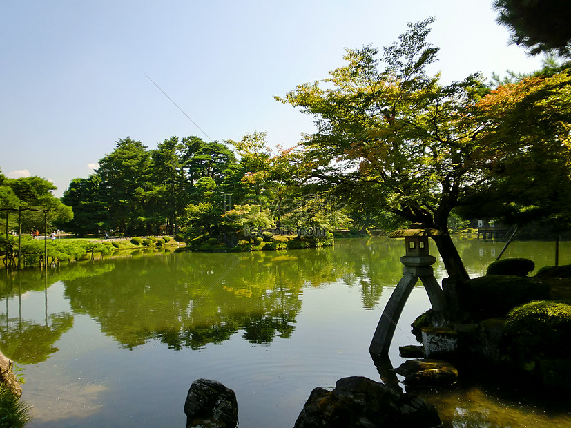 pemandangan indah di pinggir tasik gambar unduh gratis ...