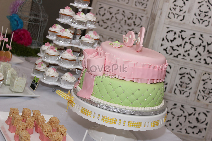 Babyshower Cake And Food Photo Image Picture Free Download