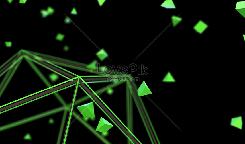 ảnh Abstract Geometric Model Background Tải Xuống Miễn Phí, ảnh abstract,  geometry, green đẹp Trên Lovepik