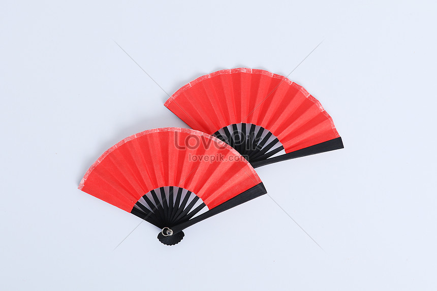 Red Paper Fan Material Picture And HD Photos | Free Download On Lovepik