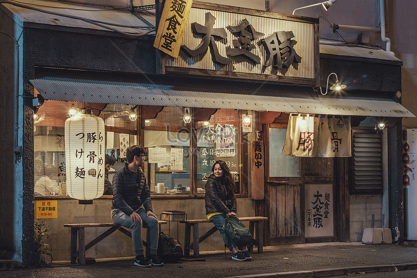 ảnh Các đường Phố Xinh đẹp Của Nhật Bản Tải Xuống Miễn Phí, ảnh nhật bản,  cái nhìn đêm, đường phố đẹp Trên Lovepik