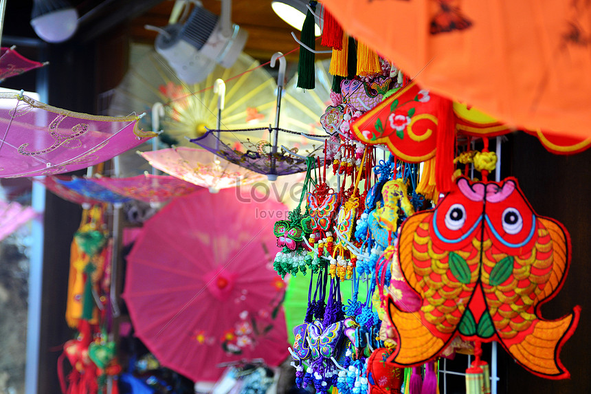 Paraguas Hecho A Mano Con Paraguas De Papel De Aceite Foto | Descarga Gratuita HD Foto - Lovepik