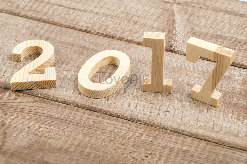 Number 2017 On The Wooden Floor Picture And HD Photos | Free Download ...