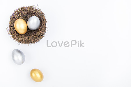 Golden Eggs In Birds Nest PNG Transparent And Clipart Image For Free  Download - Lovepik