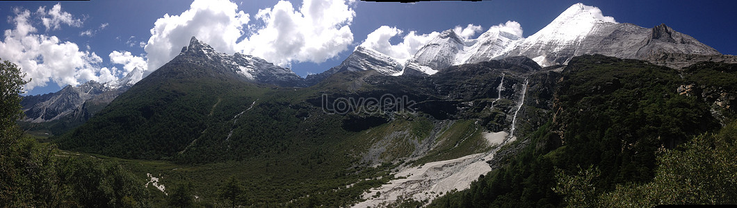 The Snow Capped Mountains Picture And HD Photos | Free Download On Lovepik