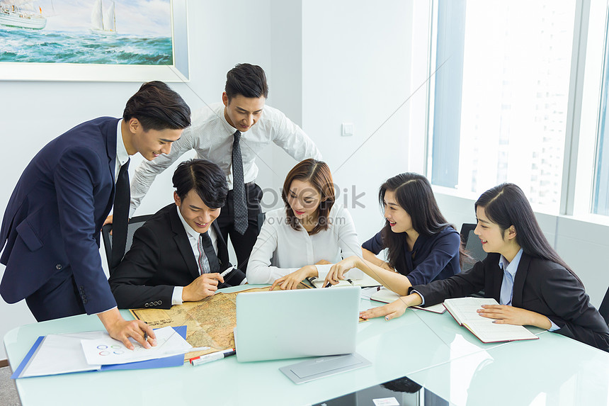 Business Team Meeting Discussion Picture And HD Photos | Free Download ...