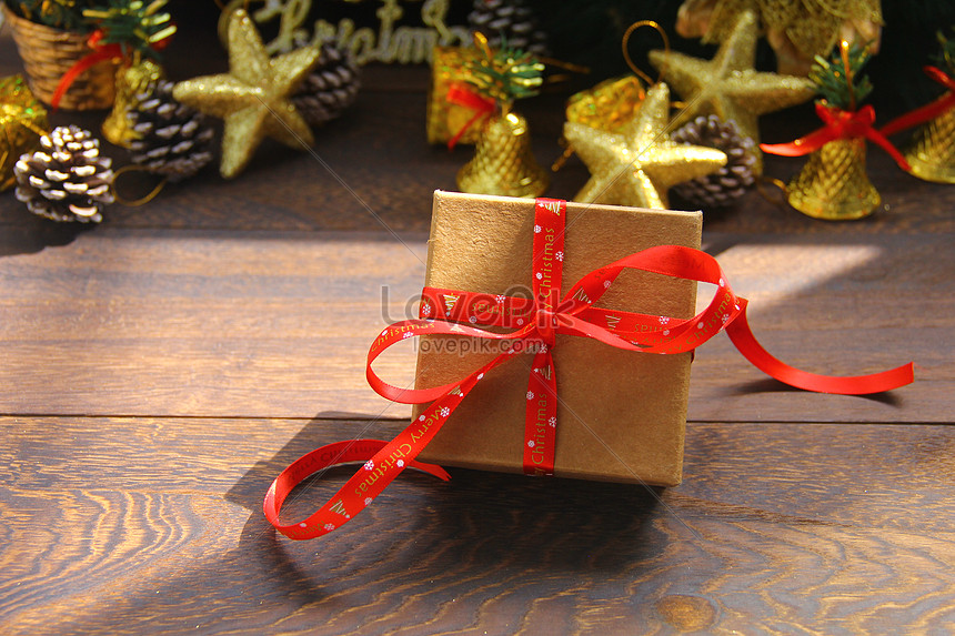 Christmas Gift Box Background Material Picture And HD Photos | Free ...