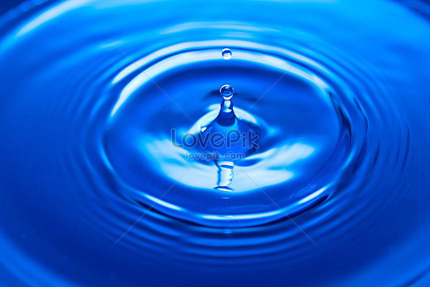 ảnh Photos Of Blue Water Droplets Causing Ripples Tải Xuống Miễn Phí, ảnh water  droplets, blue, clear đẹp Trên Lovepik
