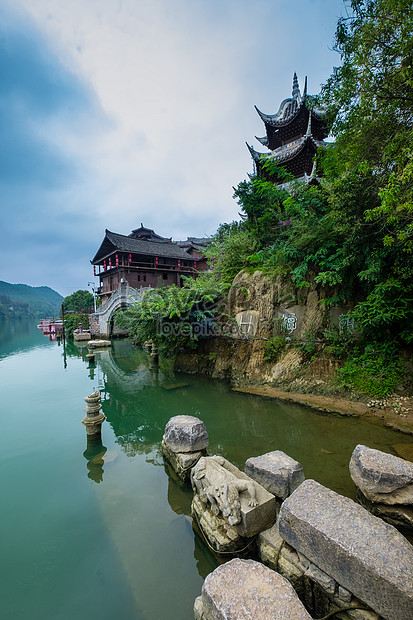 Xiasi Ancient Town Kaili City Guizhou Province Picture And HD Photos ...