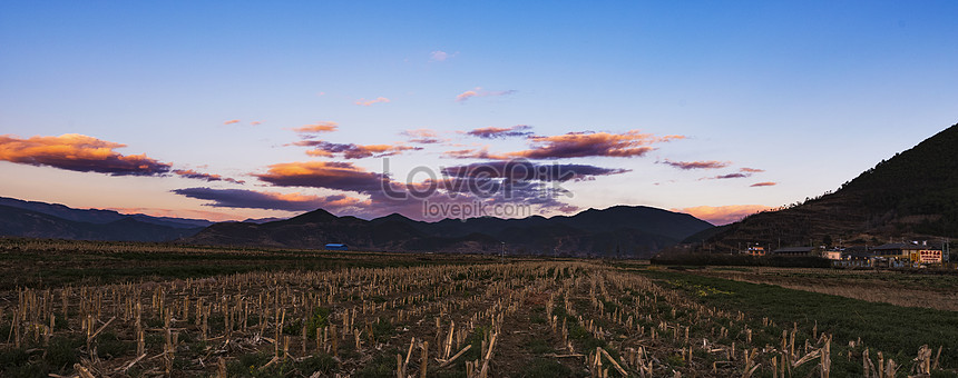 Farmland After The Harvest Picture And Hd Photos Free Download On Lovepik