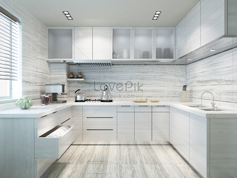 Modern Kitchen Effect Map Picture And HD Photos | Free Download On Lovepik