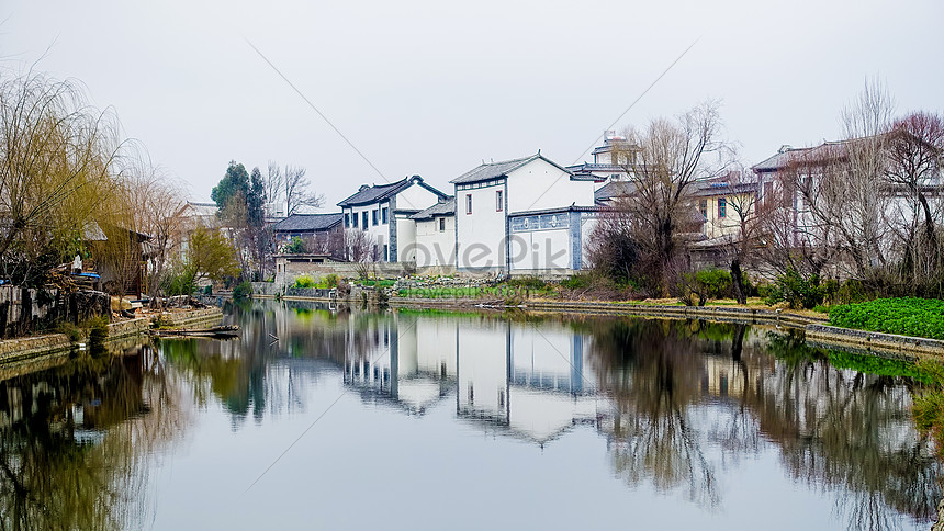 The Scenery Of Taoyuan Village In Dali, Yunnan Picture And HD Photos ...