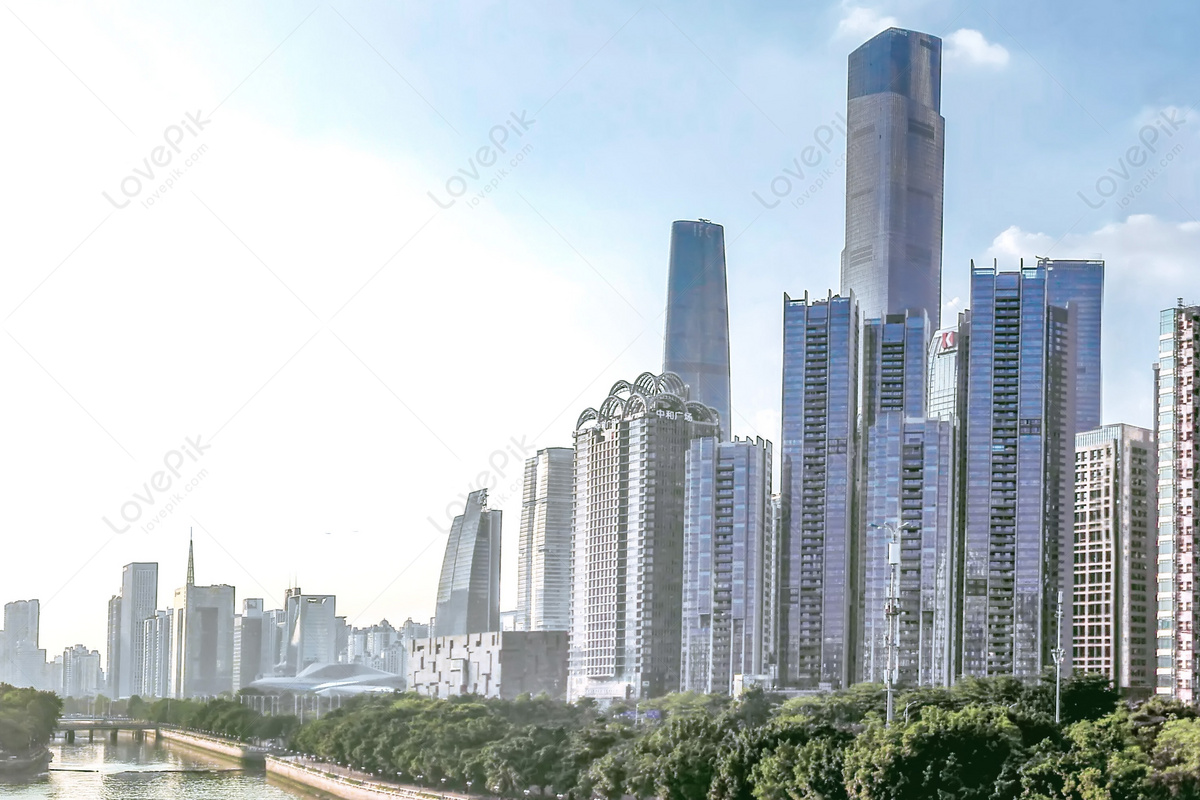 Modern City Guangzhou Pearl River New Town Hunting Zone Picture And HD ...