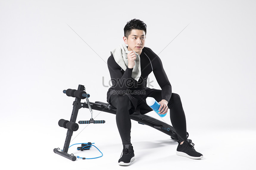 A Moving Man Sitting On A Supine Board Picture And HD Photos | Free ...