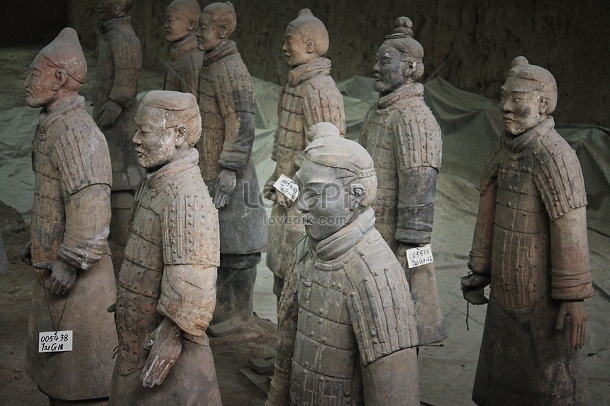 Terracotta Warriors And Horses In Xi An Shaanxi Province Picture And HD ...