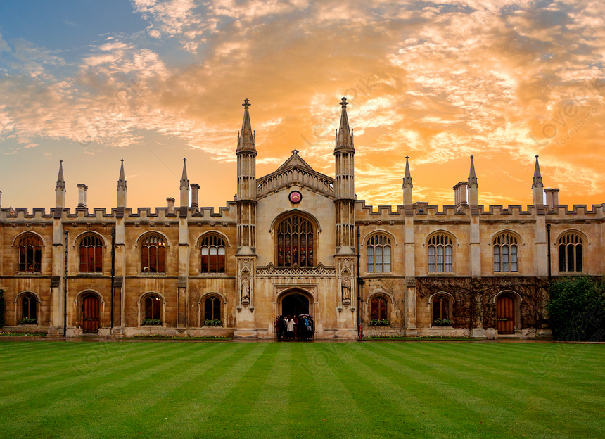 University Of Cambridge In The Setting Sun Picture And HD Photos | Free ...