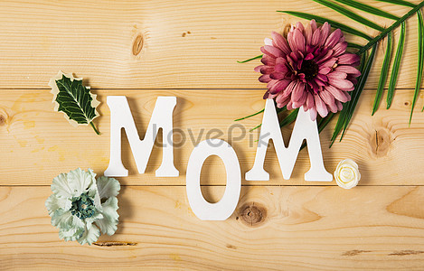 Mom Letters On The Pink Background Picture And HD Photos | Free ...