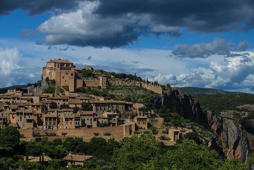 最も美しいスペインの村として知られるスペインのアラゴン地方イメージ 写真 Id Prf画像フォーマットjpg Jp Lovepik Com