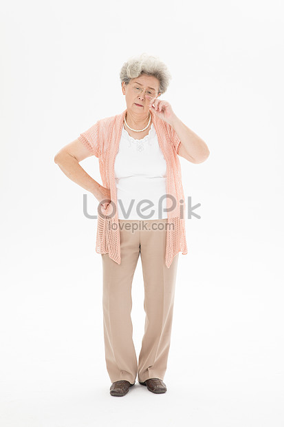 Old Granny Is Sad Picture And Hd Photos Free Download On Lovepik