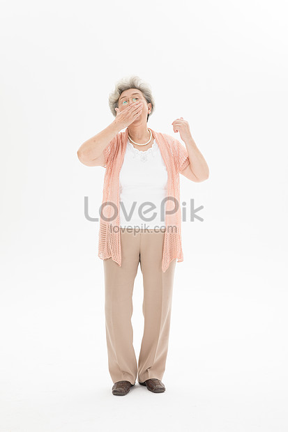 Old Granny Stretches In Picture And Hd Photos Free Download On Lovepik