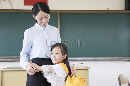 teacher and schoolgirl