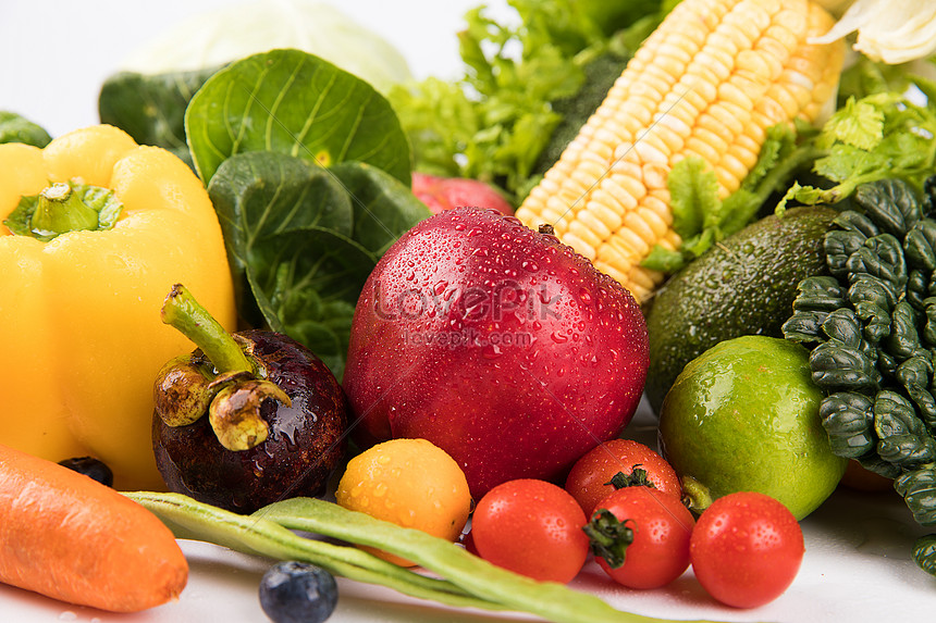 Fresh Fruit And Vegetable Combination Picture And HD Photos | Free ...