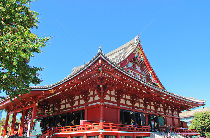 Япония Токийский храм Асакуса изображение_Фото номер 501077425_JPG Формат  изображения_ru.lovepik.com