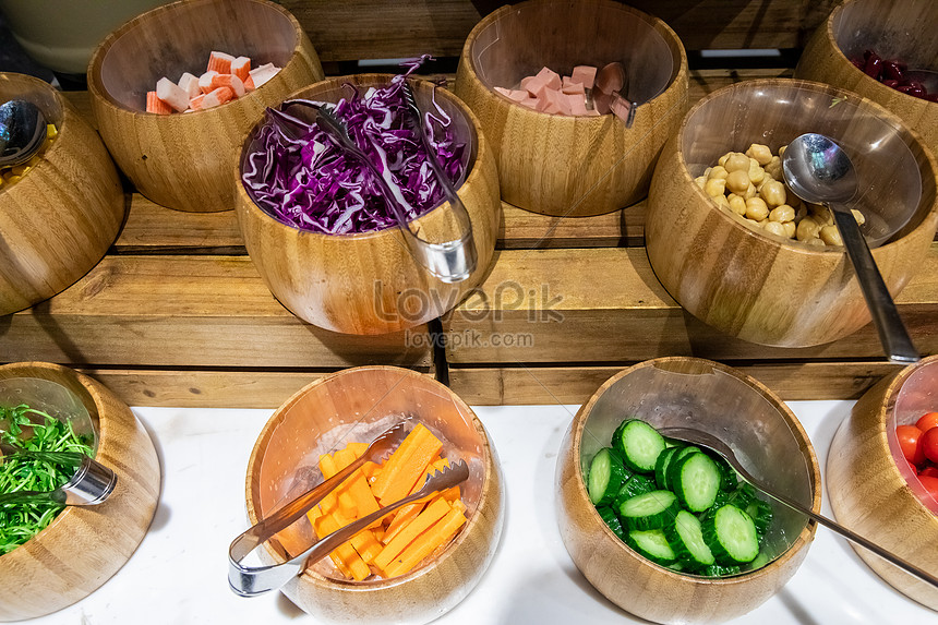 Ensalada Buffet De Verduras Foto | Descarga Gratuita HD Imagen de Foto -  Lovepik