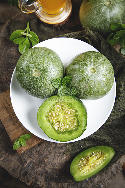 Fresh Fresh Green Melon Picture And Hd Photos Free Download On Lovepik