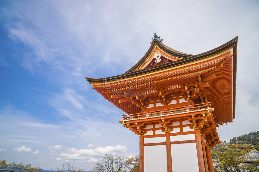 Japan Kyoto Kiyomizu Temple Spring Picture And HD Photos | Free ...