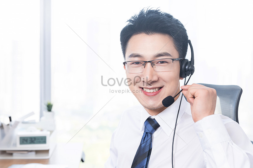 Male Business Customer Service Smiling Picture And HD Photos | Free ...