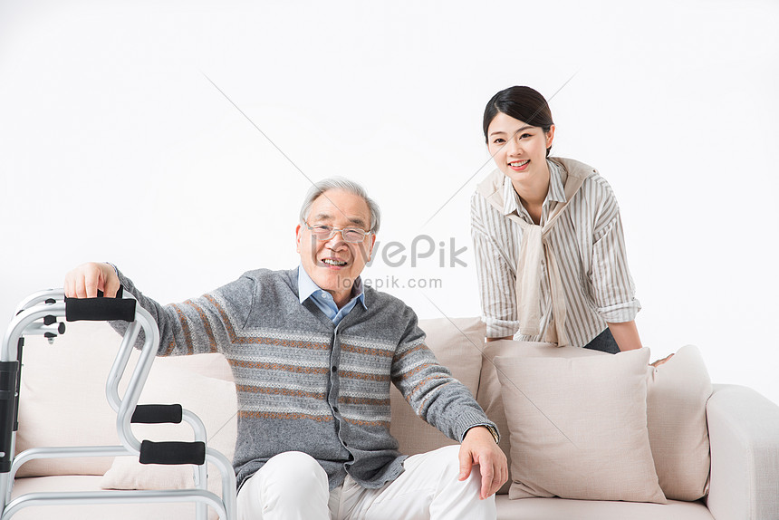 Carer And Old Man Picture And HD Photos | Free Download On Lovepik