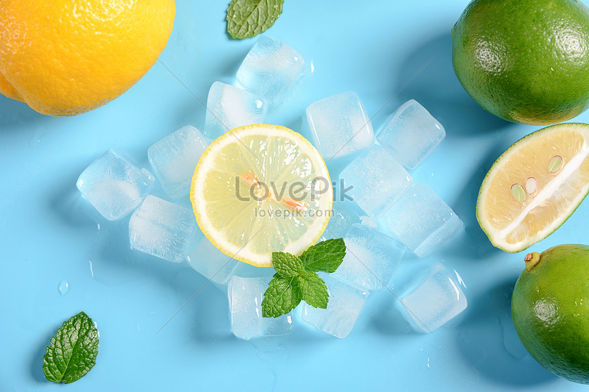 Lemon Ice Cubes Picture And HD Photos | Free Download On Lovepik