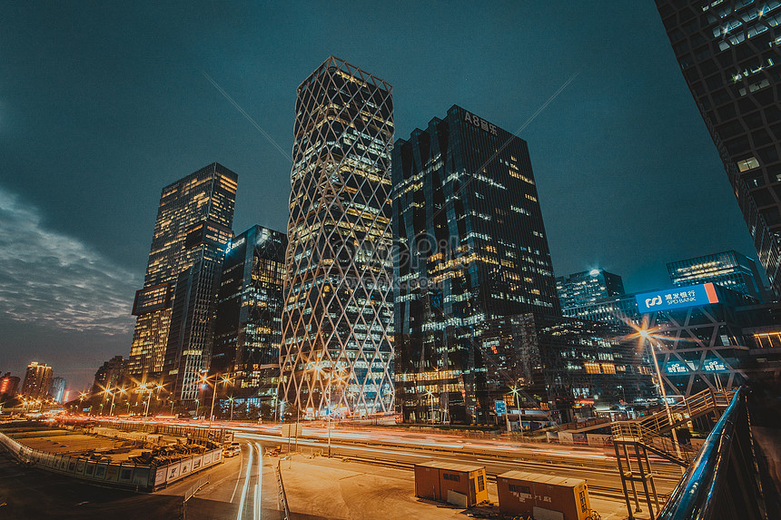 Night Scene Of Houhai City Nanshan District Shenzhen City Gua Picture ...