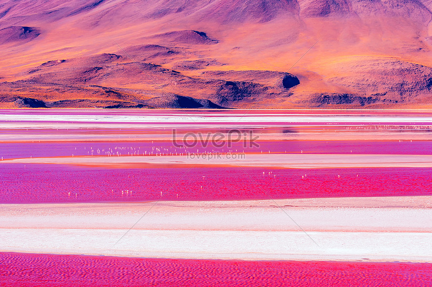 Red Lake Scenery Picture And HD Photos | Free Download On Lovepik