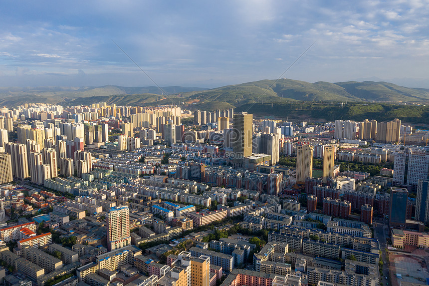 Xining City Aerial Photography Night View Picture And HD Photos | Free ...